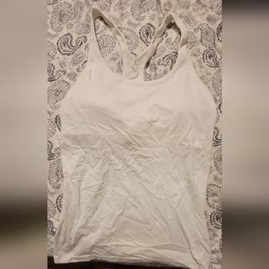 Lululemon White Tank Top